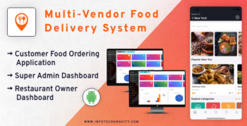 Multi Restaurant - Food ordering Android App with Admin Panel