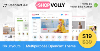 ShopVolly  - Multipurpose OpenCart 3 Theme For Kids & Toys