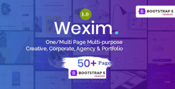 Wexim - One Page Parallax Drupal Theme