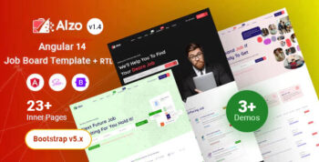 Alzo - Job Board Angular 14 Template