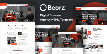 Bcorz- Digital Agency HTML Template