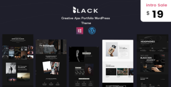 Blackdsn - Creative Ajax Portfolio WordPress Theme