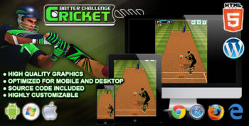 Cricket Batter Challenge - HTML5 Sport Game
