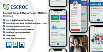 Escroc - Payment Escrow & Money Transfer Flutter App