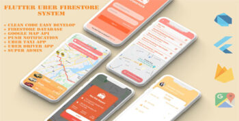 Flutter Firestore Uber Clone /Uber Taxi App & Uber Driver App/
