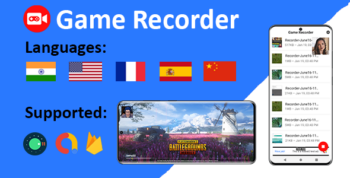 Game Recorder with Front Camera and Audio