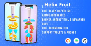 Helix Fruit | Admob + GDPR + Unity Ads