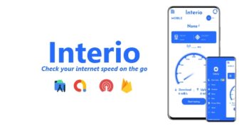 Interio - Internet Speed Test | ADMOB, FIREBASE, ONESIGNAL
