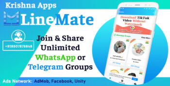 LineMate- Unlimited WhatsApp & Telegram Groups Link