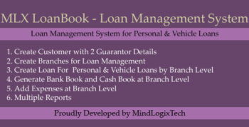 MLX LoanBook - Loan Managment System