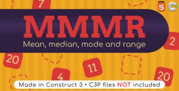 MMMR: Mean, median, mode and range - HTML5 Math game