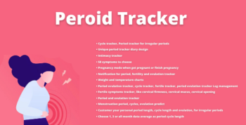 Peroid Tracker - Admob + FB + applovin + StartApp