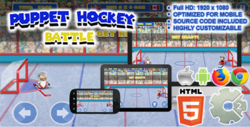 Puppet Hockey Battle ( Sport Game | HTML5 + CAPX )