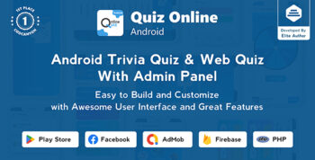 Quiz Online | Trivia Quiz | Quiz Game | Web Quiz + Admin Panel