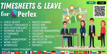 Timesheets and Leave Management module for Perfex CRM