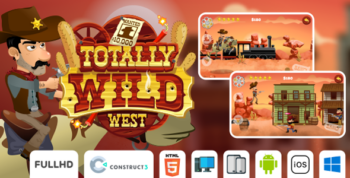 Totally Wild West - HTML5 Game (Construct3)