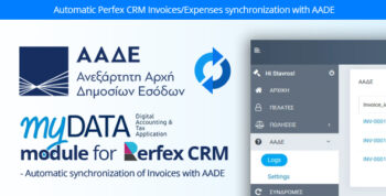 myDATA AADE connector module for Perfex CRM