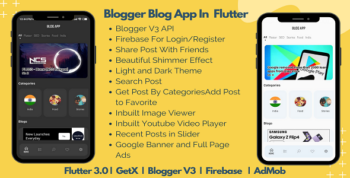 Blogger App For Flutter