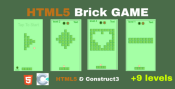 Breakout Game - HTML5 Game (Construct2/3)