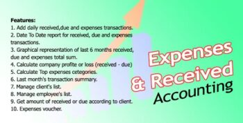 Expenses And Received Management System