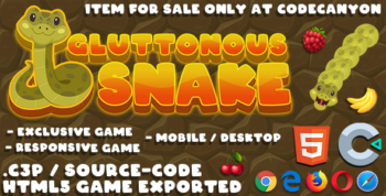 Gluttonous Snake - HTML5 Game (Construct 3)