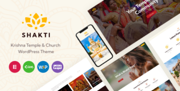 Shakti - Krishna Temple & Church WordPress Theme