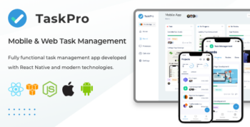 TaskPro | Mobile & Web Task Management App