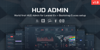 HUD - Laravel Bootstrap 5 Admin Template