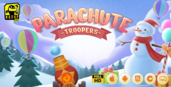 Parachute Troopers - Educational Fun Game (Construct)