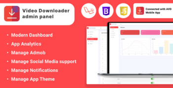 All Video Downloader - Admin Panel PHP Laravel