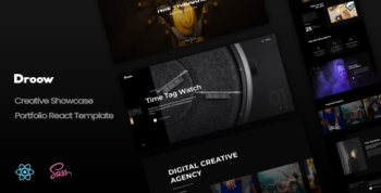 Droow - React Creative Showcase Portfolio Template