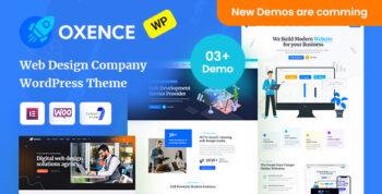 Oxence -  Web Design Agency Elementor  WordPress Theme