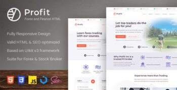 Profit - Forex and Finance HTML Template
