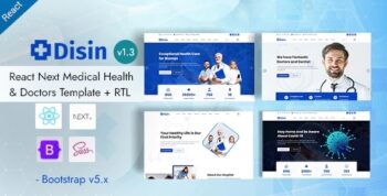 Disin - Medical Health & Doctors React Template