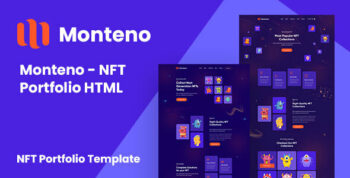 Monteno - NFT Portfolio HTML Template