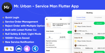 Mr. Urban - Service Man App | Android & iOS Flutter App