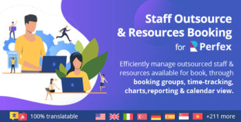 Staff Outsourcing & Resources Booking module for Perfex CRM - Outsource your employees