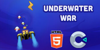 Underwater War Endless Tunnel - HTML5 - C3P