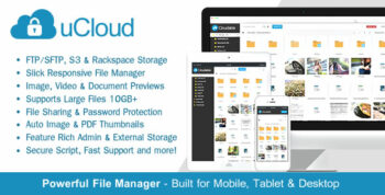 uCloud - File Hosting Script - Securely Manage, Preview & Share Your Files