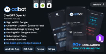 AdBot - ChatGPT Open AI Android and iOS App