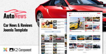 AutoNews - Cars News, Cars Review Joomla Template