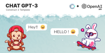 Chat GPT-3 OpenAI Construct 3 Chat Template