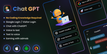 ChatGPT Open AI Flutter App source code | Android | iOS