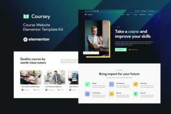Coursey - Online Courses Elementor Template Kit