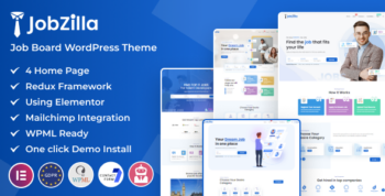 JobZilla - Job Board WordPress Theme