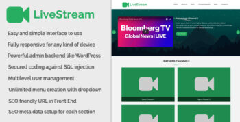 LiveStream - Live Channel and Live Stream Website