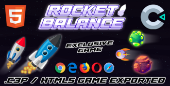 Rocket Balance HTML5 / Construct 3 Game