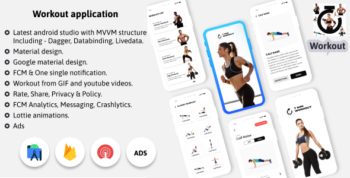 Seven Minutes Workout - Fitness, OneSingal, Facebook Ads, Android Java