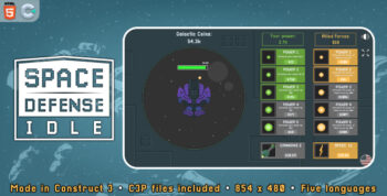 Space Defense Idle - HTML5 Idle Game