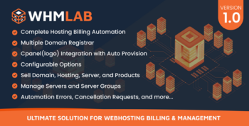 WHMLab - Ultimate Solution For WebHosting Billing And Management
